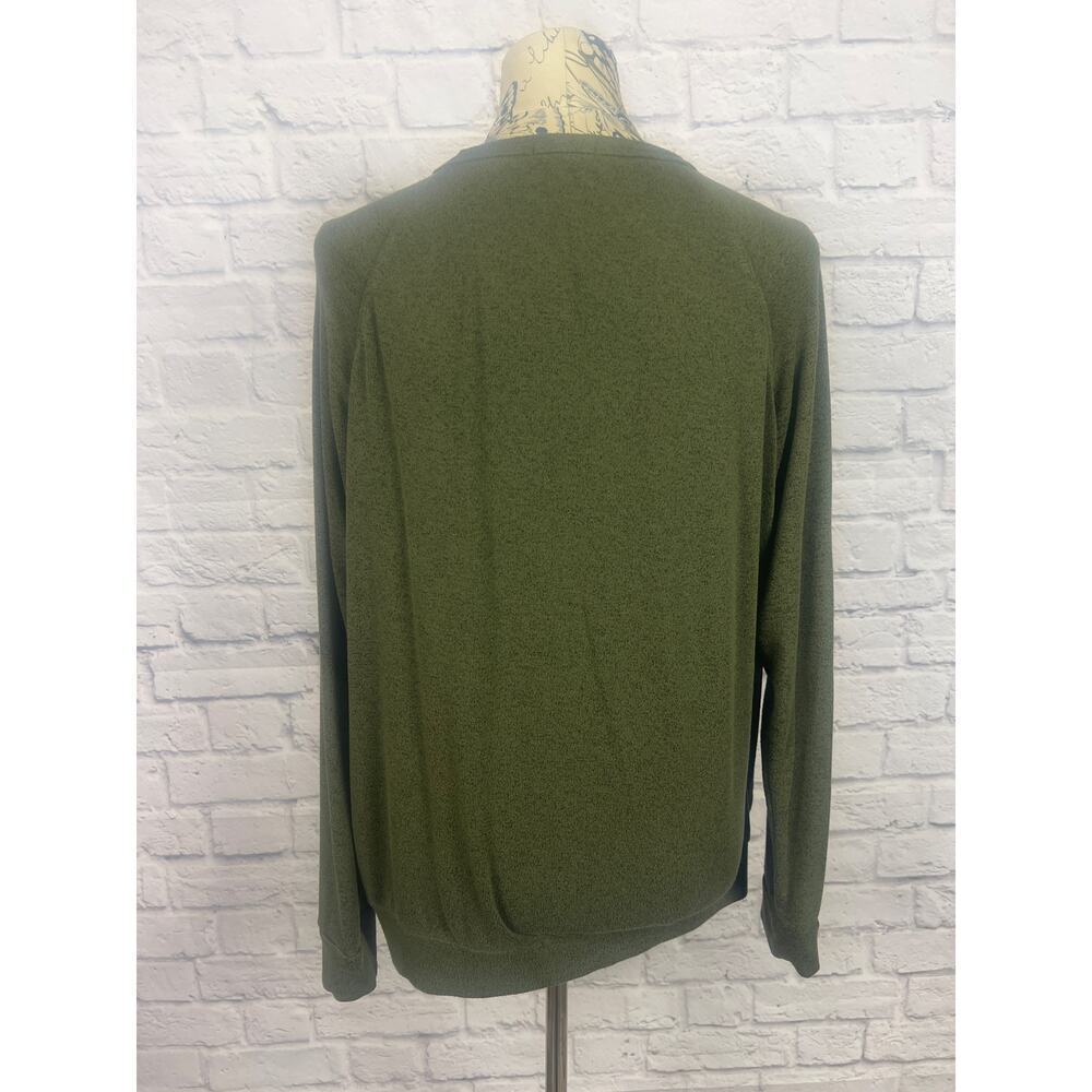 Buffalo by David Bitton Long Sleeve Casual Green Blouse - Picture 4 of 6